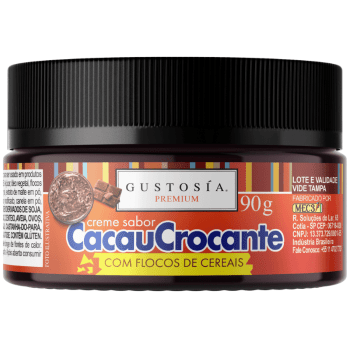 Pasta Saborizante Cacau Crocante 90g - Gustosía Premium 