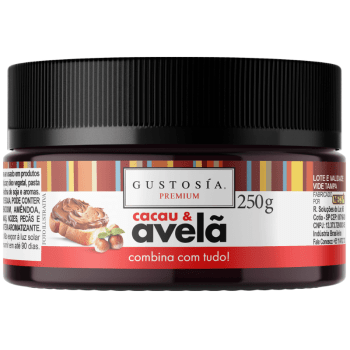 Pasta Saborizante Cacau e Avelã 90g - Gustosía Premium