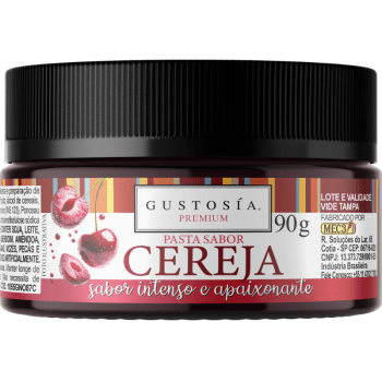 Pasta Saborizante Cereja 90g - Gustosía Premium