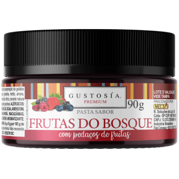 Pasta Saborizante Frutas do Bosque 90g - Gustosía Premium
