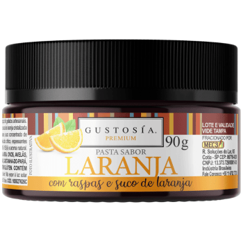 Pasta Saborizante Laranja 90g - Gustosía Premium 