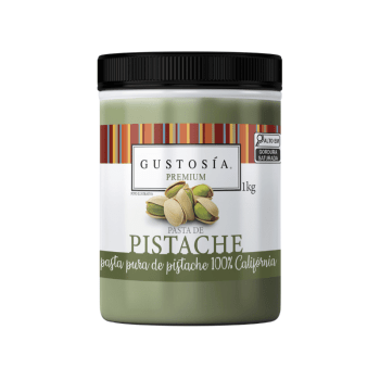 Pasta Saborizante Pistache 100% Califórnia 1kg - Gustosía Premium