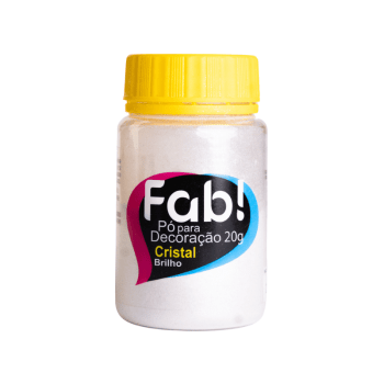 Pó para Decoração Cristal 20g - Fab!