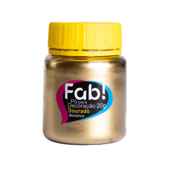 Pó para Decoração Dourado 20g - Fab!