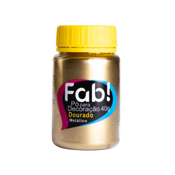 Pó para Decoração Dourado 40g - Fab!