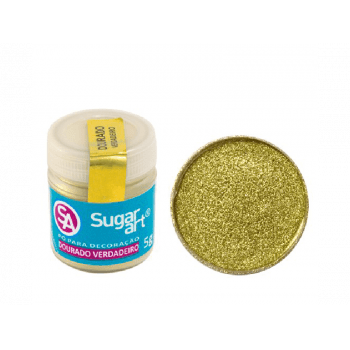 Pó para Decoração Dourado 5g - Sugar Art