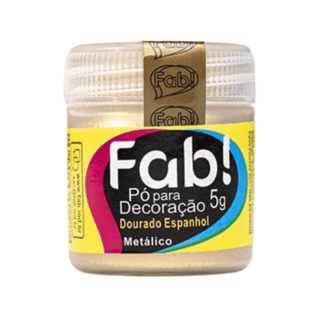 Pó para Decoração Dourado Espanhol 5g - Fab!