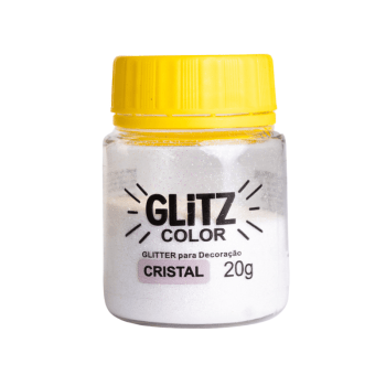 Pó para Decoração Glitter Color Cristal 20g - Fab!