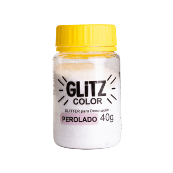 Pó para Decoração Glitter Color Perolado 40g - Fab!