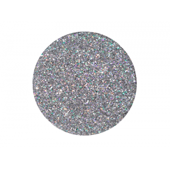 Pó para Decoração Glitter Holográfico Prateado 5g - Fab!