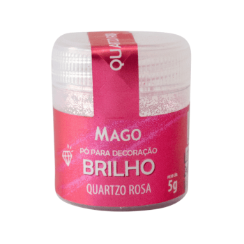 Pó para Decoração Quartzo Rosa 5g - Mago