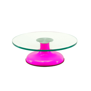 Prato Giratório Rosa Pink 30 cm  - Prime Chef