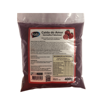 Preparo para Calda do Amor Vermelho 400g – Fab!