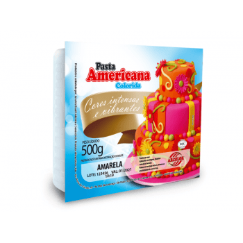 Pasta Americana Amarela 500g - Arcolor 