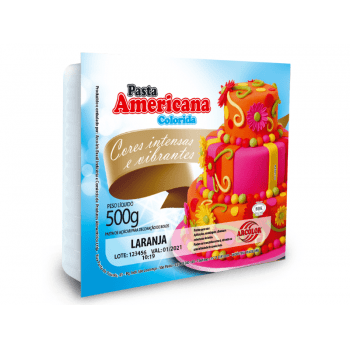 Pasta Americana Laranja 500g - Arcólor