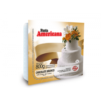 Pasta Americana Chocolate Branco 800g - Arcólor