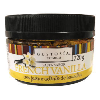 Pasta Saborizante French Vanilla 220g - Gustosía Premium