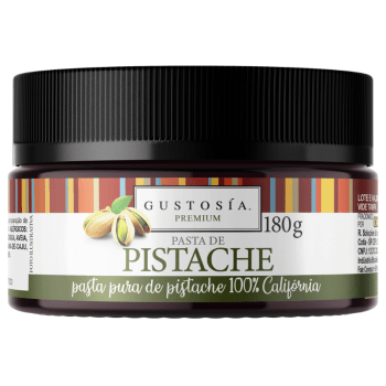 Pasta Saborizante Pistache 100% Califórnia 180g - Gustosía Premium