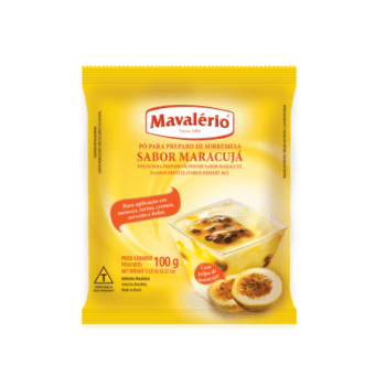 Pó para Sobremesa Maracujá 100g - Mavalério