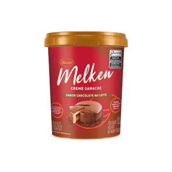 Recheio Harald Melken Creme Ganache Chocolate ao Leite 1kg