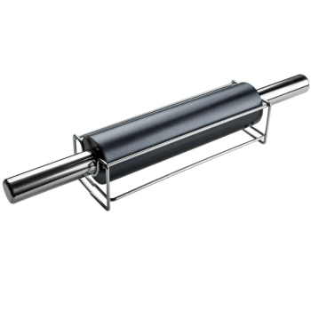 Rolo Liso para Massa c/ Suporte Aço Inox  47x6 cm - Allonsy