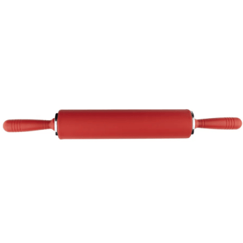 Rolo Liso Silicone para Massas Vermelho 53,5x3,5 cm - Allonsy