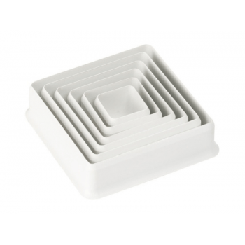 Cortador Plástico Quadrado c/ 6 unidades - Gazoni
