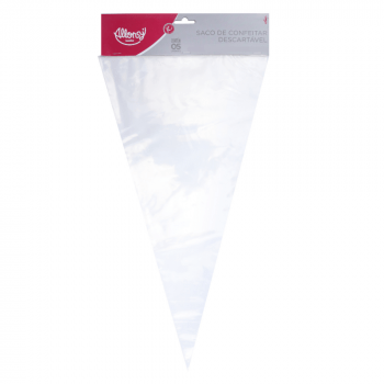 Saco de Confeitar Descartável 26x50 cm c/ 5 unidades - Allonsy
