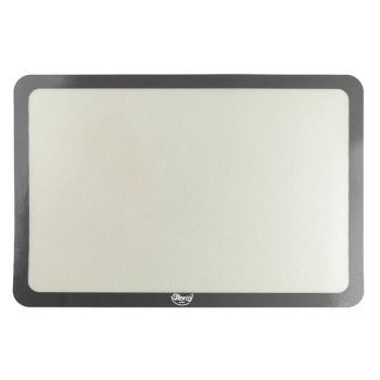 Tapete de Silicone com FIbra De Vidro Branco/Cinza 35x50 cm - Allonsy 