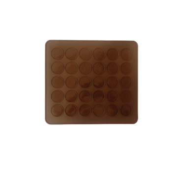 Tapete de Silicone para Macarons 28,5x25 cm - Confeitudo