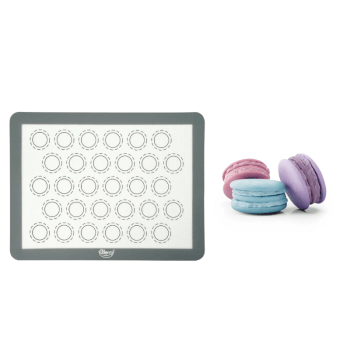 Tapete de Silicone Retangular com Fibra de Vidro para Macarons - Allonsy 
