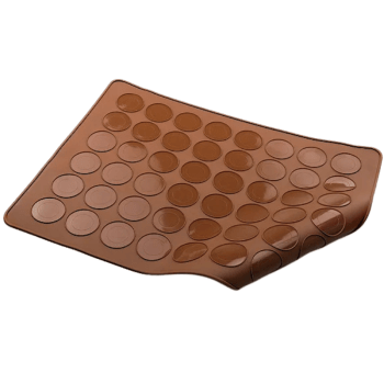 Tapete para Macaron cor Marrom 28,5x38,5 cm - Prime Chef