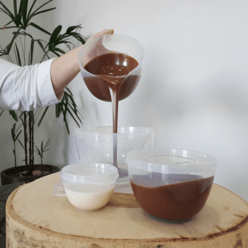 Derretedeira para Chocolate Laranja - Bwb