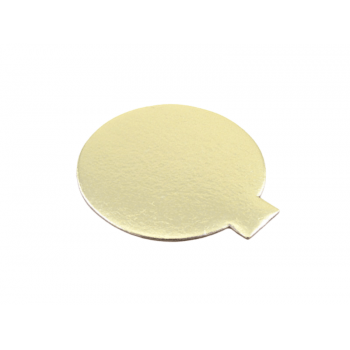 Disco Laminado Ouro 8 cm - Flopel