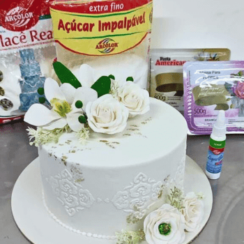 Curso Faça e Venda  Decoração de Bolo em Pasta para Iniciantes com Arcolor  24/07/25 13h30 às 16h