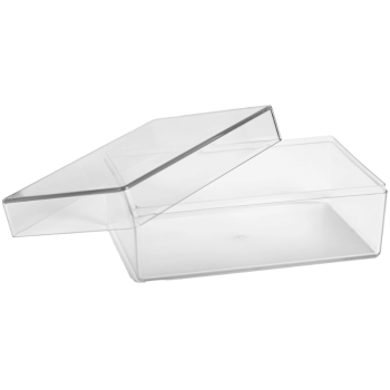 Caixa Cake Box Retangular 9,5x14,5x6,2 cm 500ml - BlueStar