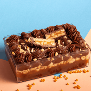 Caixa Cake Box Retangular 9,5x14,5x6,2 cm 500ml - BlueStar