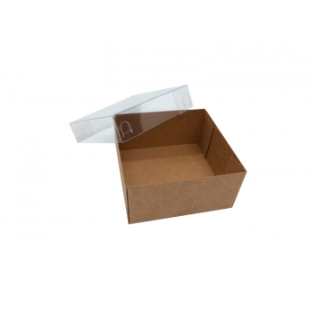 Caixa para Doces Kraft 8x8x4 cm - Agabox