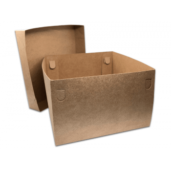 Caixa para Bolo Kraft 29x29x16 cm - Agabox