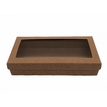 Caixa para Doces Kraft 19x9x4 cm - Agabox