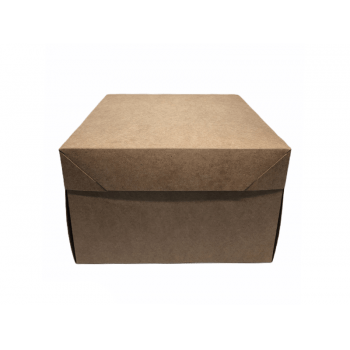 Caixa para Bolo Kraft 25x25x10 cm - Agabox  