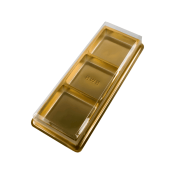 Caixa para Degustação Trio Pão de Mel Dourado N14330 - Bwb