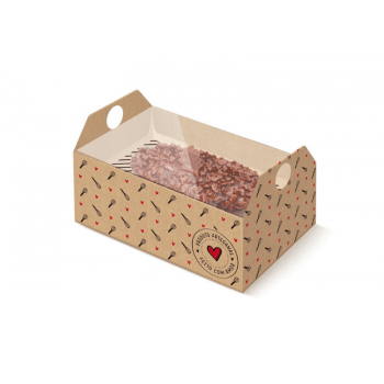 Caixa para Meio Ovo de 250g Kraft Doçura c/ 6 unidades - Cromus