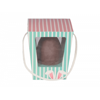 Caixa para Ovo de Colher 100/150g c/ 5 unidades - Gourmet Listrada - Decora Doces