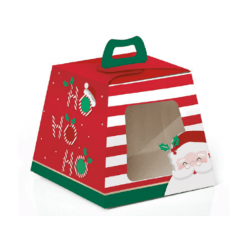 Caixa para Panetone Hohoho c/ Visor 11x10x11 cm - Cromus