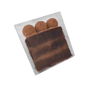 Caixa para Slice Cake Cristal c/10 unidades - Ideia