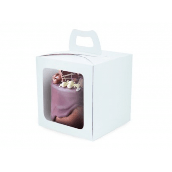 Caixa para Transporte de Bolo Cake Box 20,5x19,5x19,5 cm - Cromus 