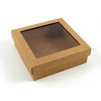 Caixa para Doces Kraft 10x10x4 cm - Agabox