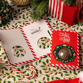 Cartão Blister para Brigadeiro Natal Mágico - Ideia Embalagens