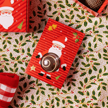 Cartão Blister para Brigadeiro Natal Noel - Ideia Embalagens